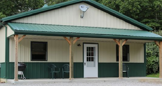 Angler Cabin - Relax at the fire pit as you enjoy the Shawnee Forest