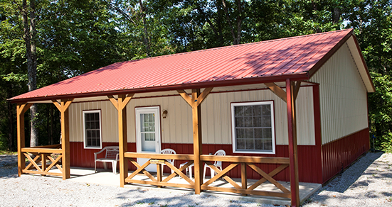 Outdoorsman Cabin - A romantic couples getaway cabin in the Shawnee Forest
